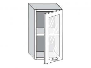 1.40.3 Шкаф настенный (h=720) на 400мм с 1-ой стекл. дверцей в Карталах - kartaly.mebel74.com | фото