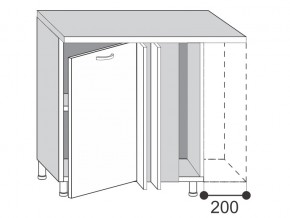 2.10.1у Шкаф-стол, УНИ в Карталах - kartaly.mebel74.com | фото