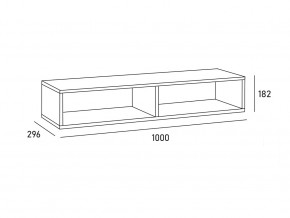 Антресоль MODUL 1000 в Карталах - kartaly.mebel74.com | фото 2