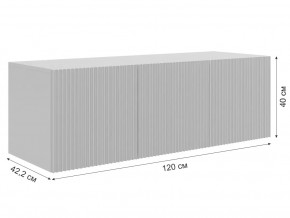 Антресоль трехдверная 119.01 Зефир белый в Карталах - kartaly.mebel74.com | фото 2