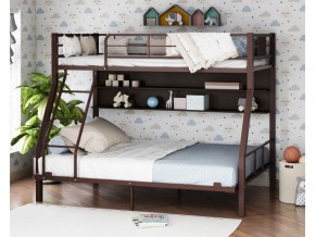 Двухъярусная кровать Гранада-1П 140 коричневый в Карталах - kartaly.mebel74.com | фото