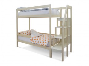Двухъярусная кровать Svogen с бортиком бежевый в Карталах - kartaly.mebel74.com | фото