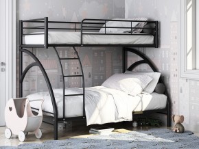 Двухъярусная кровать Виньола 2 Черная в Карталах - kartaly.mebel74.com | фото