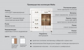 Гостиная модульная Мальта сибирская лиственница в Карталах - kartaly.mebel74.com | фото 5