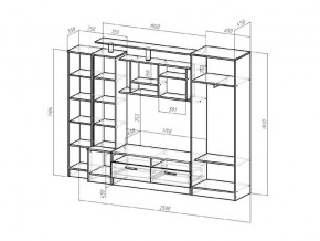 Гостиная Оскар Ясень шимо в Карталах - kartaly.mebel74.com | фото 2