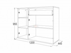 Комод 10 фант ясень анкор в Карталах - kartaly.mebel74.com | фото 2