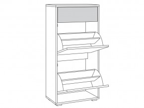 Комод для обуви 13.114 Куба в Карталах - kartaly.mebel74.com | фото 2