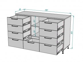 Комод Лофт K82 в Карталах - kartaly.mebel74.com | фото 3