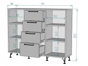 Комод Лофт K93 в Карталах - kartaly.mebel74.com | фото 3