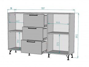 Комод Лофт K97 в Карталах - kartaly.mebel74.com | фото 3