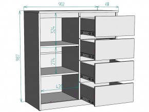 Комод Мальта K115 в Карталах - kartaly.mebel74.com | фото 3