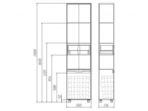 Комплект мебели для ванной 3D 100 с тумбой в Карталах - kartaly.mebel74.com | фото 2