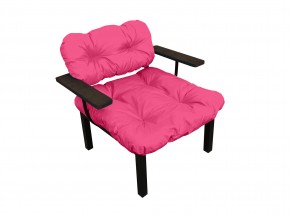 Кресло Дачное розовая подушка в Карталах - kartaly.mebel74.com | фото