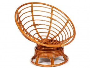 Кресло-качалка Papasan w 23/01 B с подушкой Cognac, флок Олива в Карталах - kartaly.mebel74.com | фото 4