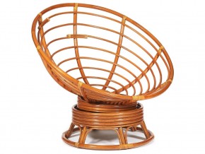 Кресло-качалка Papasan w 23/01 B с подушкой Cognac, ткань Оранжевый в Карталах - kartaly.mebel74.com | фото 2