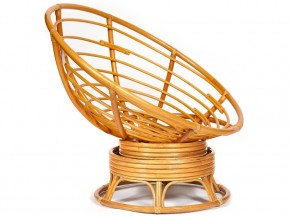 Кресло-качалка Papasan w 23/01 B с подушкой Honey, ткань Коричневый в Карталах - kartaly.mebel74.com | фото 2