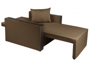 Кресло-кровать Милена с подлокотниками рогожка brown в Карталах - kartaly.mebel74.com | фото 2