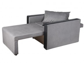 Кресло-кровать Милена с подлокотниками велюр серый в Карталах - kartaly.mebel74.com | фото 2