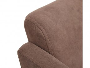 Кресло офисное Milan хром флок коричневый в Карталах - kartaly.mebel74.com | фото 4