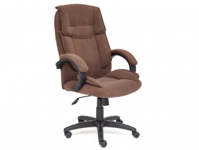 Кресло офисное Oreon флок коричневый в Карталах - kartaly.mebel74.com | фото