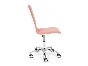Кресло офисное Rio флок розовый/белый в Карталах - kartaly.mebel74.com | фото 3