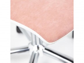 Кресло офисное Rio флок розовый/белый в Карталах - kartaly.mebel74.com | фото 5