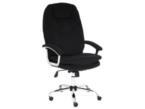 Кресло офисное Softy lux флок черный в Карталах - kartaly.mebel74.com | фото