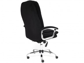 Кресло офисное Softy lux флок черный в Карталах - kartaly.mebel74.com | фото 3