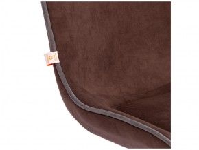 Кресло офисное Style флок коричневый в Карталах - kartaly.mebel74.com | фото 4