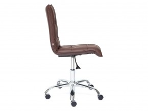 Кресло офисное Zero кожзам коричневый в Карталах - kartaly.mebel74.com | фото 3