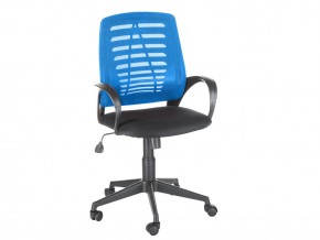 Кресло оператора Ирис стандарт черный/синий в Карталах - kartaly.mebel74.com | фото