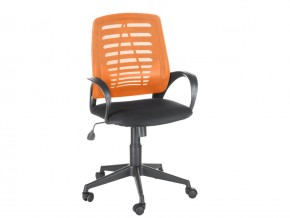 Кресло оператора Ирис стандарт оранжевый/черный в Карталах - kartaly.mebel74.com | фото 1