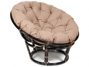 Кресло Papasan 23/01 W с подушкой Antique brown, экошерсть Коричневый в Карталах - kartaly.mebel74.com | фото