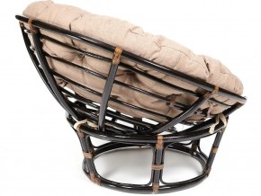 Кресло Papasan 23/01 W с подушкой Antique brown, экошерсть Коричневый в Карталах - kartaly.mebel74.com | фото 2