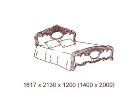 Кровать 2-х спальная 1400*2000 с ортопедом в Карталах - kartaly.mebel74.com | фото