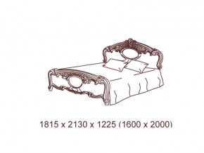 Кровать 2-х спальная 1600*2000 с основанием в Карталах - kartaly.mebel74.com | фото