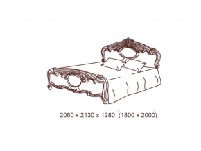 Кровать 2-х спальная 1800*2000 с основанием в Карталах - kartaly.mebel74.com | фото