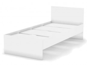 Кровать 900 Лофт белая в Карталах - kartaly.mebel74.com | фото 1