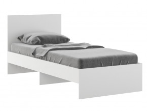 Кровать 900 Осло модуль М11 с настилом Лайт Белый в Карталах - kartaly.mebel74.com | фото