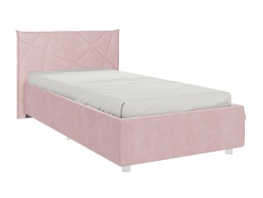 Кровать Бест 900 велюр нежно-розовый в Карталах - kartaly.mebel74.com | фото