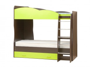 Кровать детская двухъярусная Юниор 2.1 лайм в Карталах - kartaly.mebel74.com | фото 3