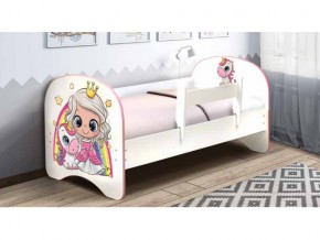 Кровать детская с фотопечатью без ящика Принцесса 700*1400 в Карталах - kartaly.mebel74.com | фото