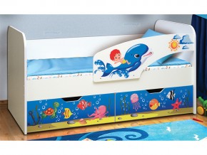 Кровать детская с фотопечатью Дельфин 800*1600 в Карталах - kartaly.mebel74.com | фото 1