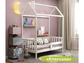 Кровать Домик Аист-1 Классика белый 1600х800 в Карталах - kartaly.mebel74.com | фото