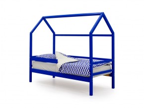 Кровать-домик Svogen с бортиком синий в Карталах - kartaly.mebel74.com | фото