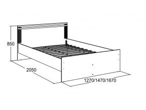 Кровать двойная Ольга 18 1600 в Карталах - kartaly.mebel74.com | фото 2