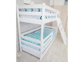 Кровать двухъярусная Сонечка с наклонной лестницей и ящиками в Карталах - kartaly.mebel74.com | фото 3