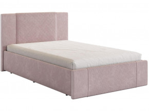 Кровать Хлоя 1200 велюр нежно-розовый в Карталах - kartaly.mebel74.com | фото