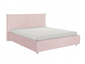 Кровать Квест 1600 велюр нежно-розовый в Карталах - kartaly.mebel74.com | фото 1