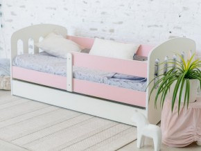 Кровать Малыш с ящиком розовый в Карталах - kartaly.mebel74.com | фото